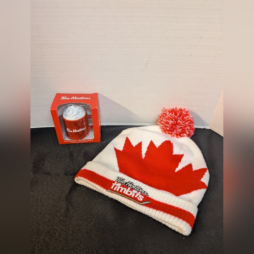 New Tim Hortons 2021 Ornament Sidney Crosby Toque Beanie Canada 1993 Lot